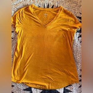 Mossimo Supply Co | Gold V-Neck Tee | Medium
